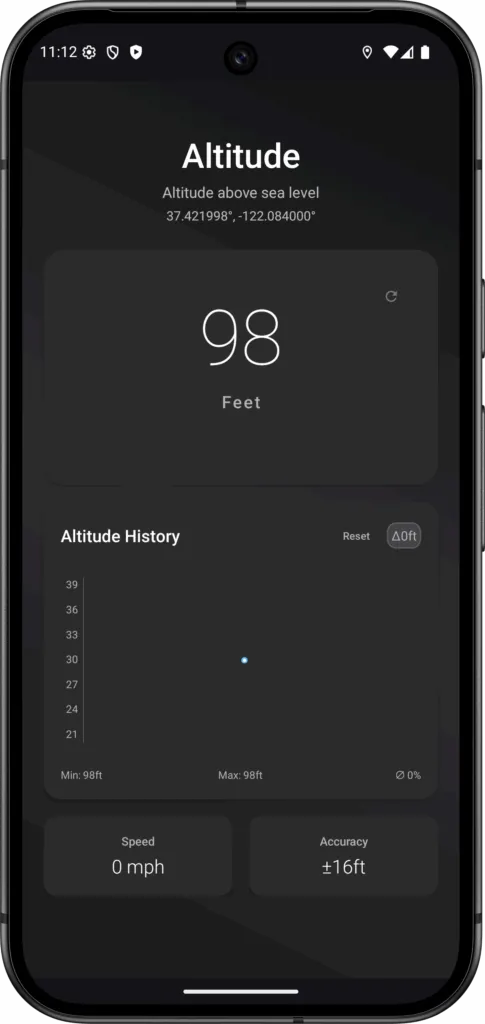 Altitude iOS-App von Carsten Sachse – Höhenverlauf GPS und Barometer
