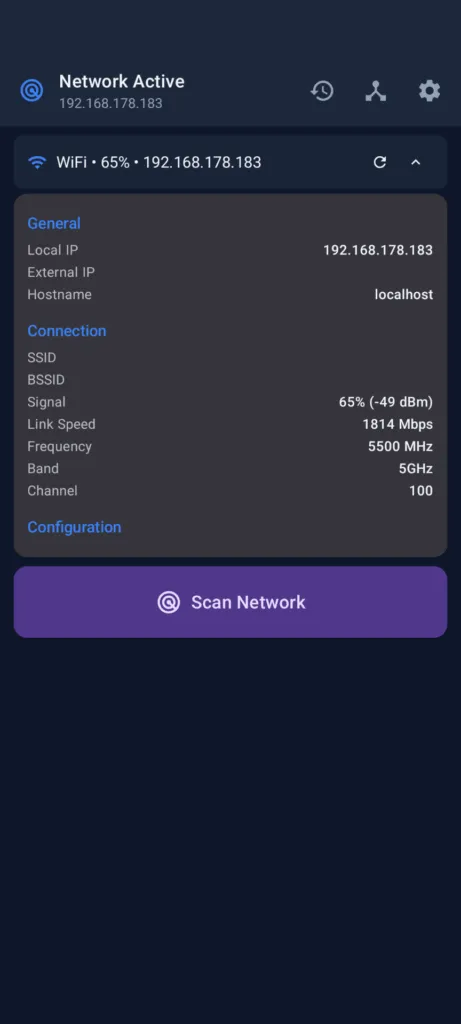 NetRadar Pro Android-App von Carsten Sachse – Netzwerk-Scanner