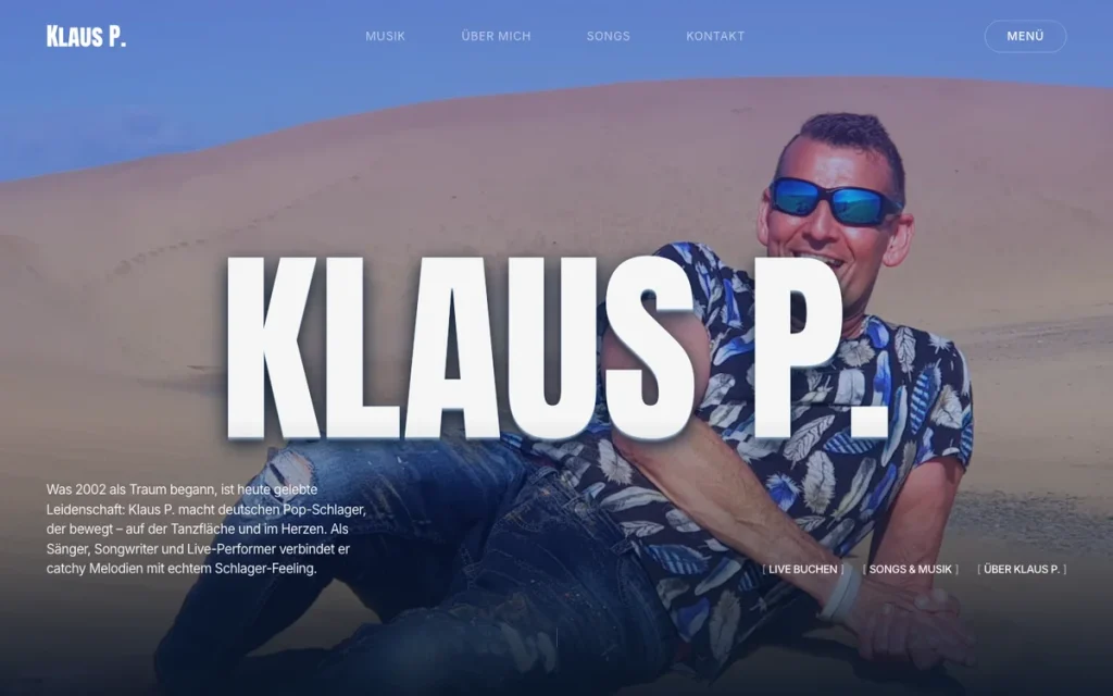 Klaus P Website - Musik und Podcast