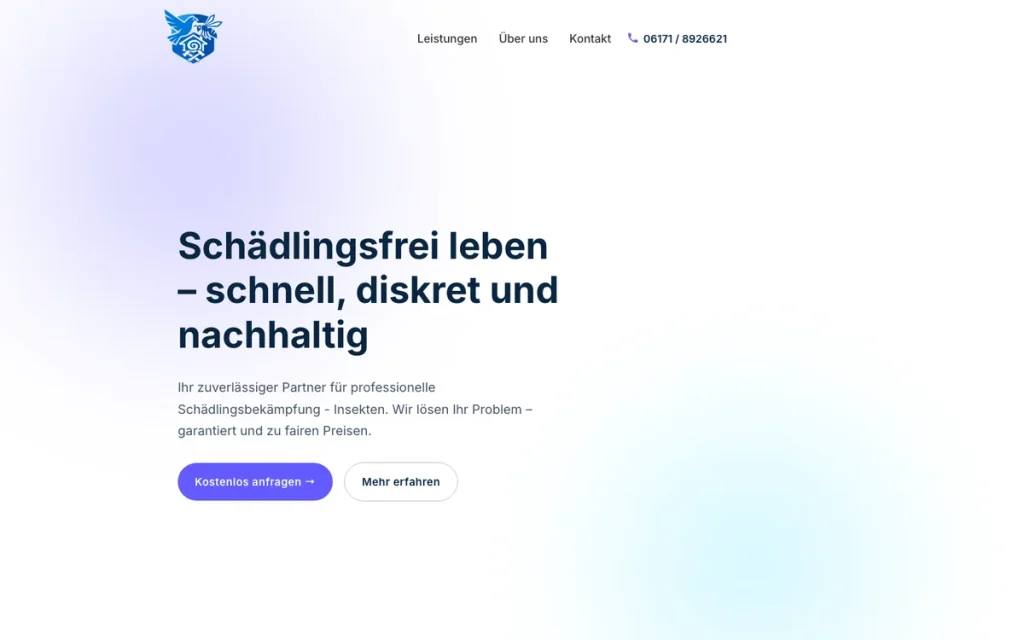 KR Taubenabwehr Website - Schädlingsbekämpfung
