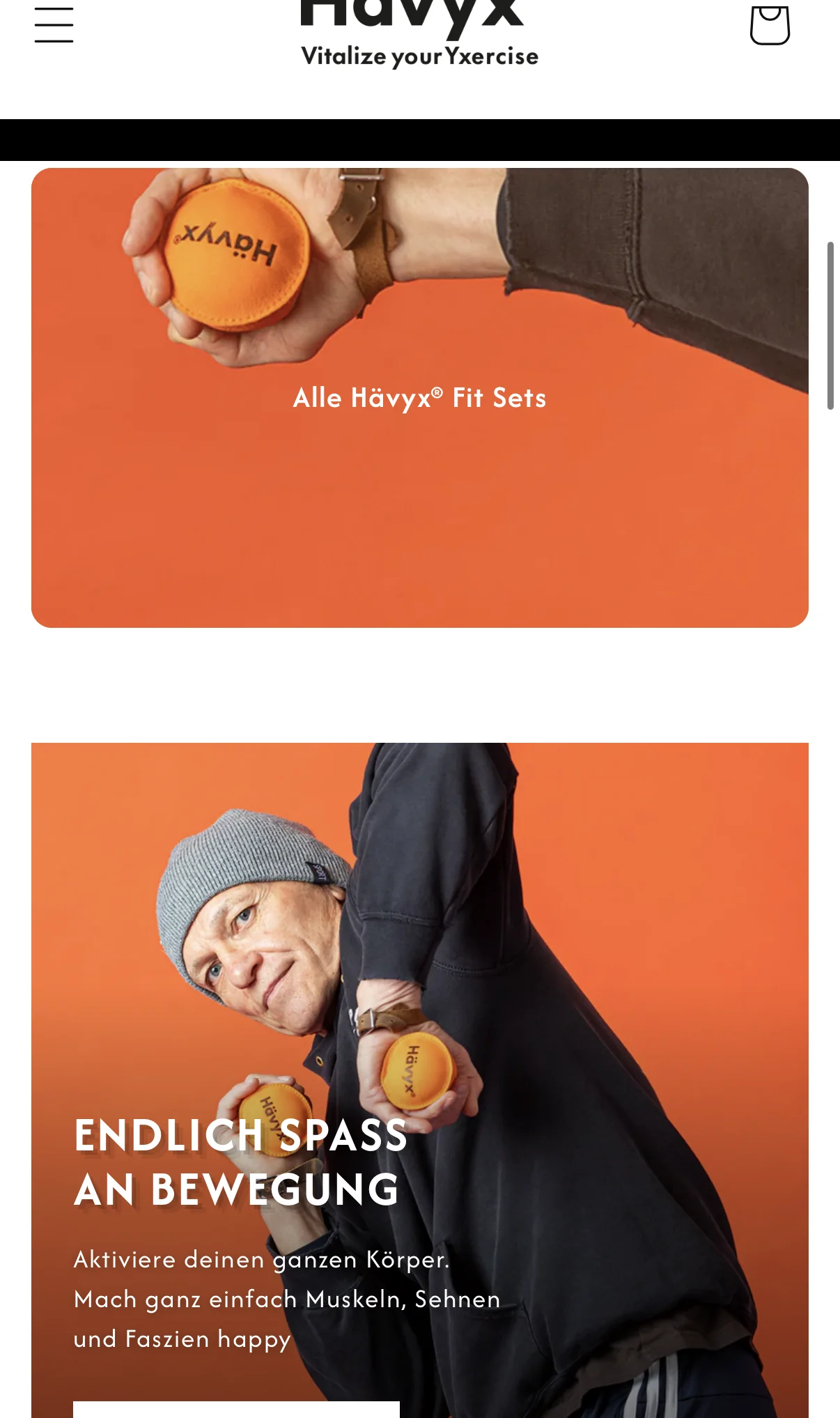 Hävyx Mobile 05 — movements cta — Web design 2024 by Carsten Sachse