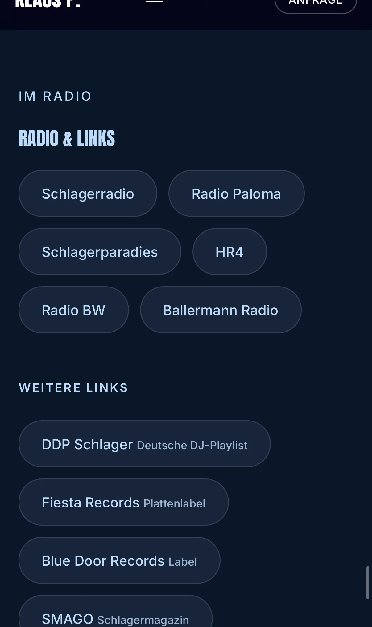 Klausp Mobile — radio credits