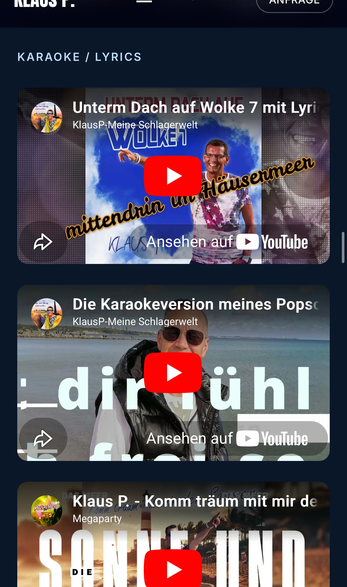 Klausp Mobile — videos section 2