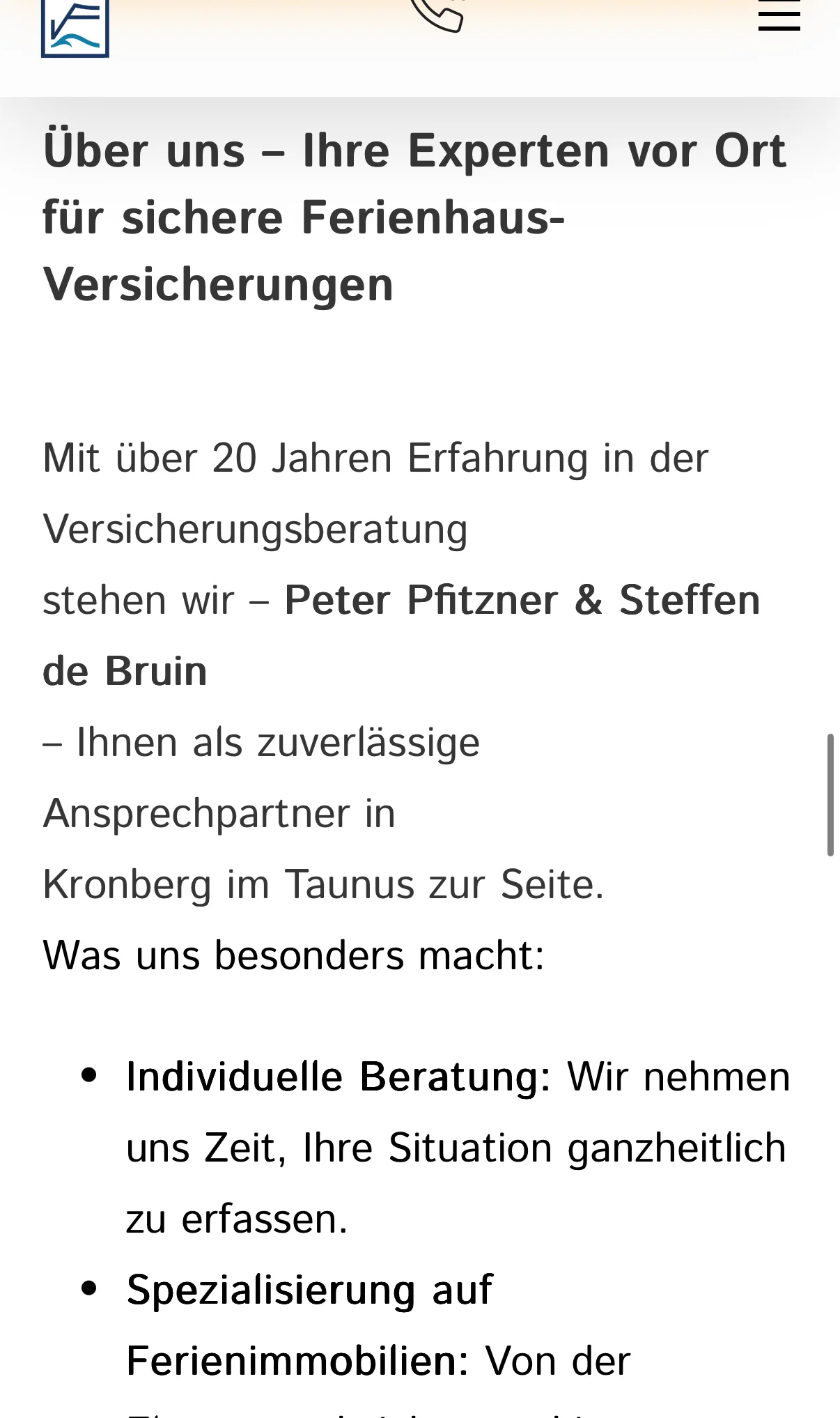 Versicherungferienhaus Mobile — team