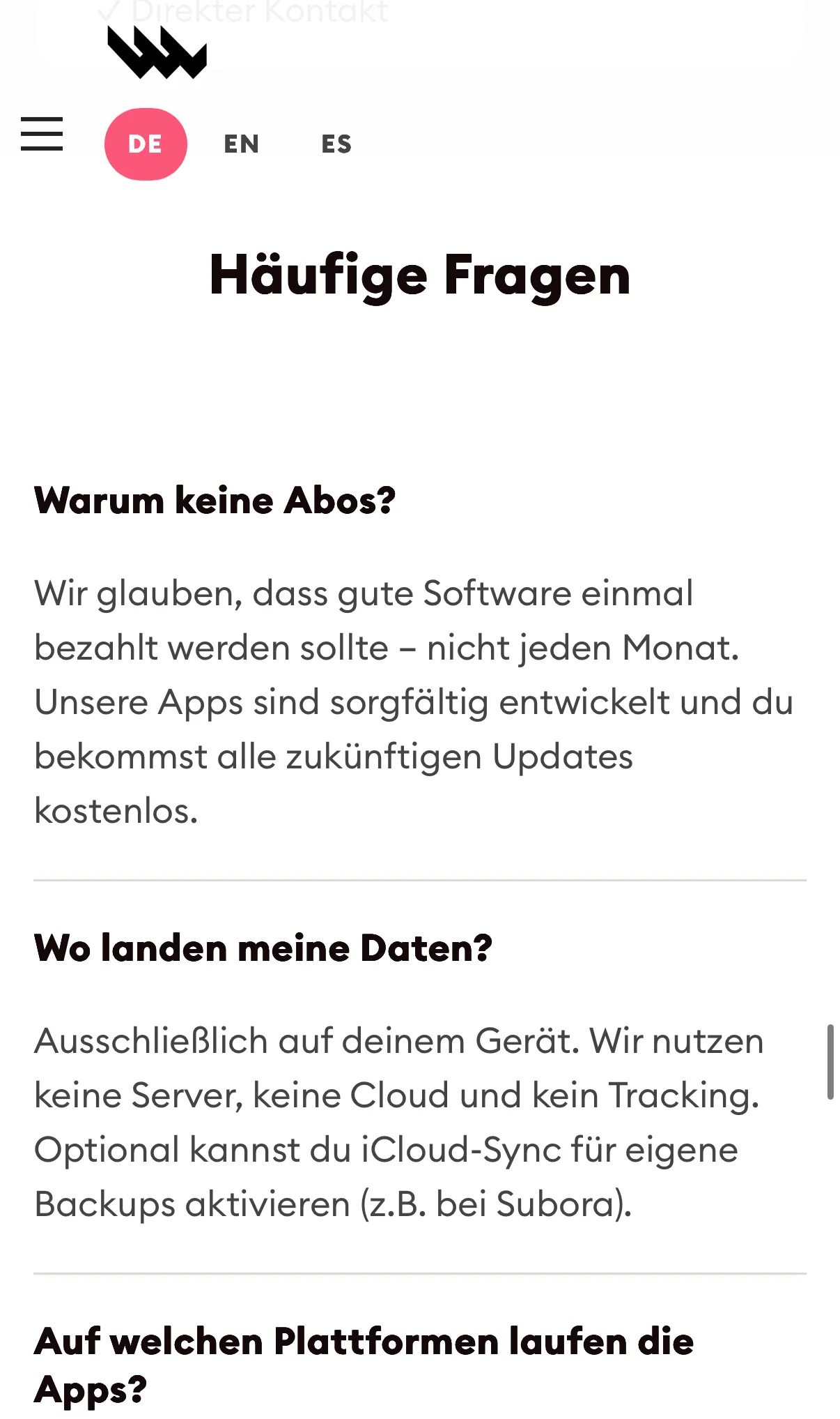 Wwwery Good Apps Mobile — faq