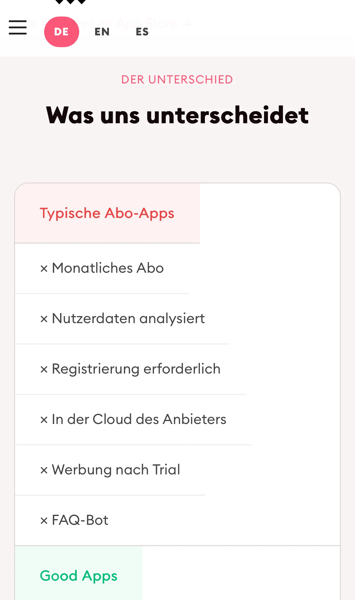 Wwwery Good Apps Mobile — vergleich