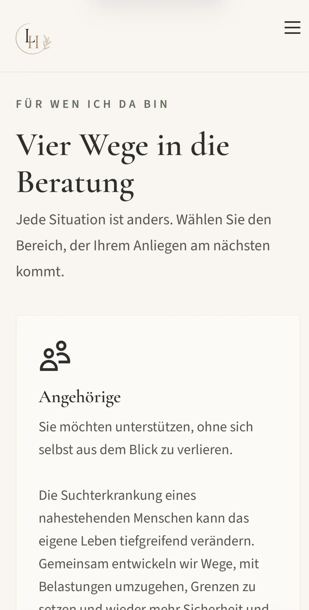 Beratung mobil: Vier Wege in die Beratung