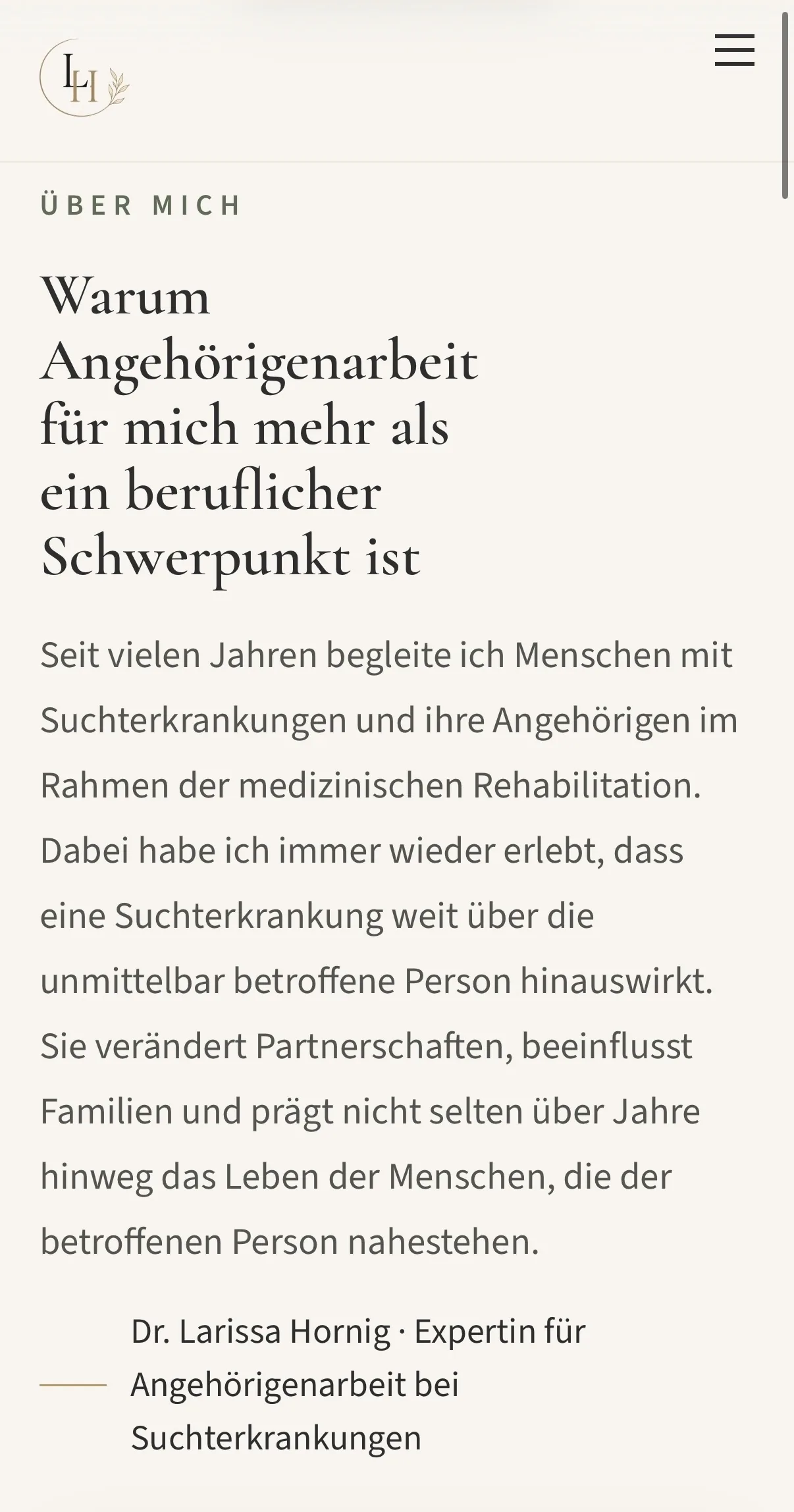 Über mich mobil