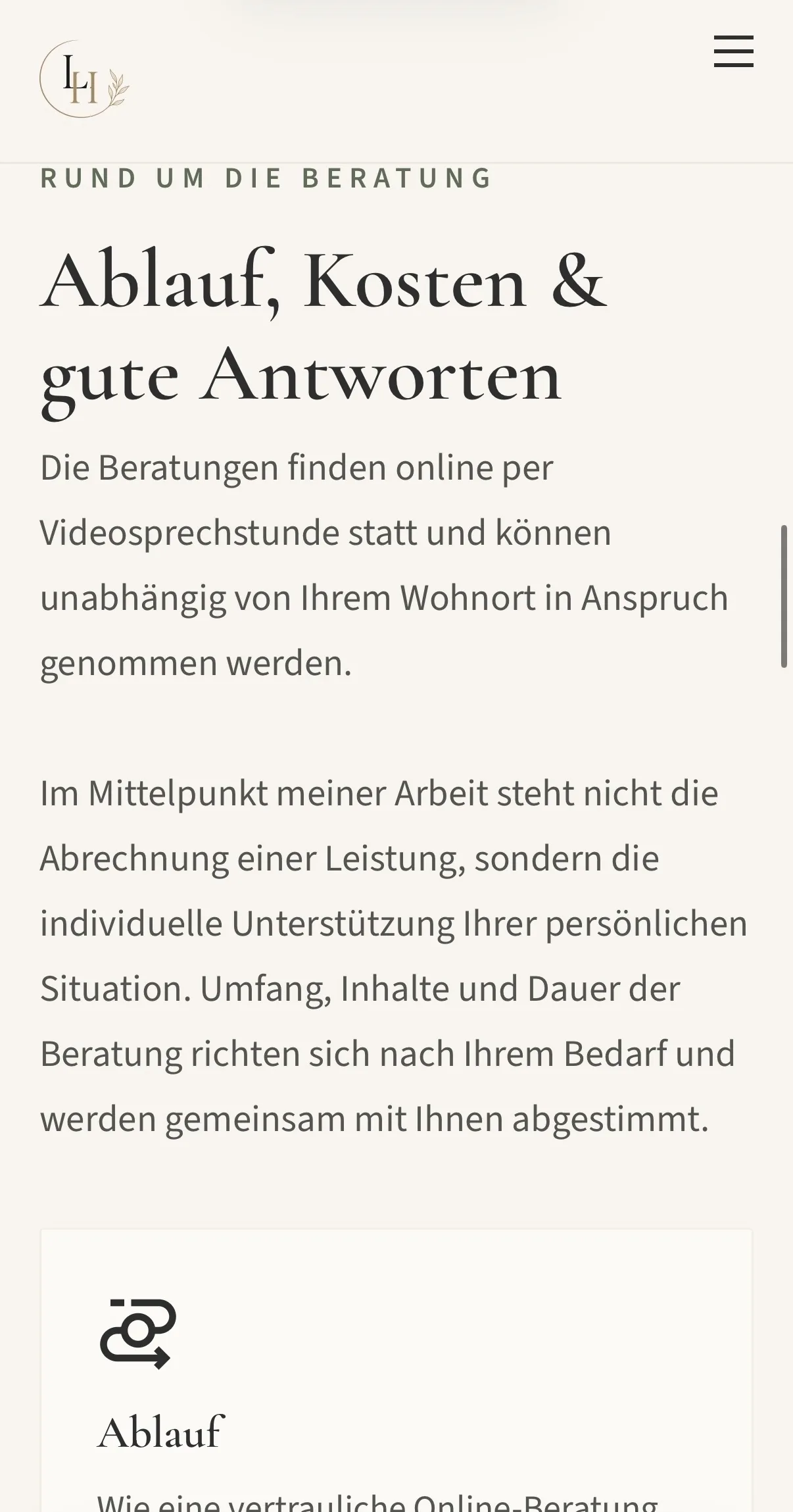 Ablauf und Kosten mobil